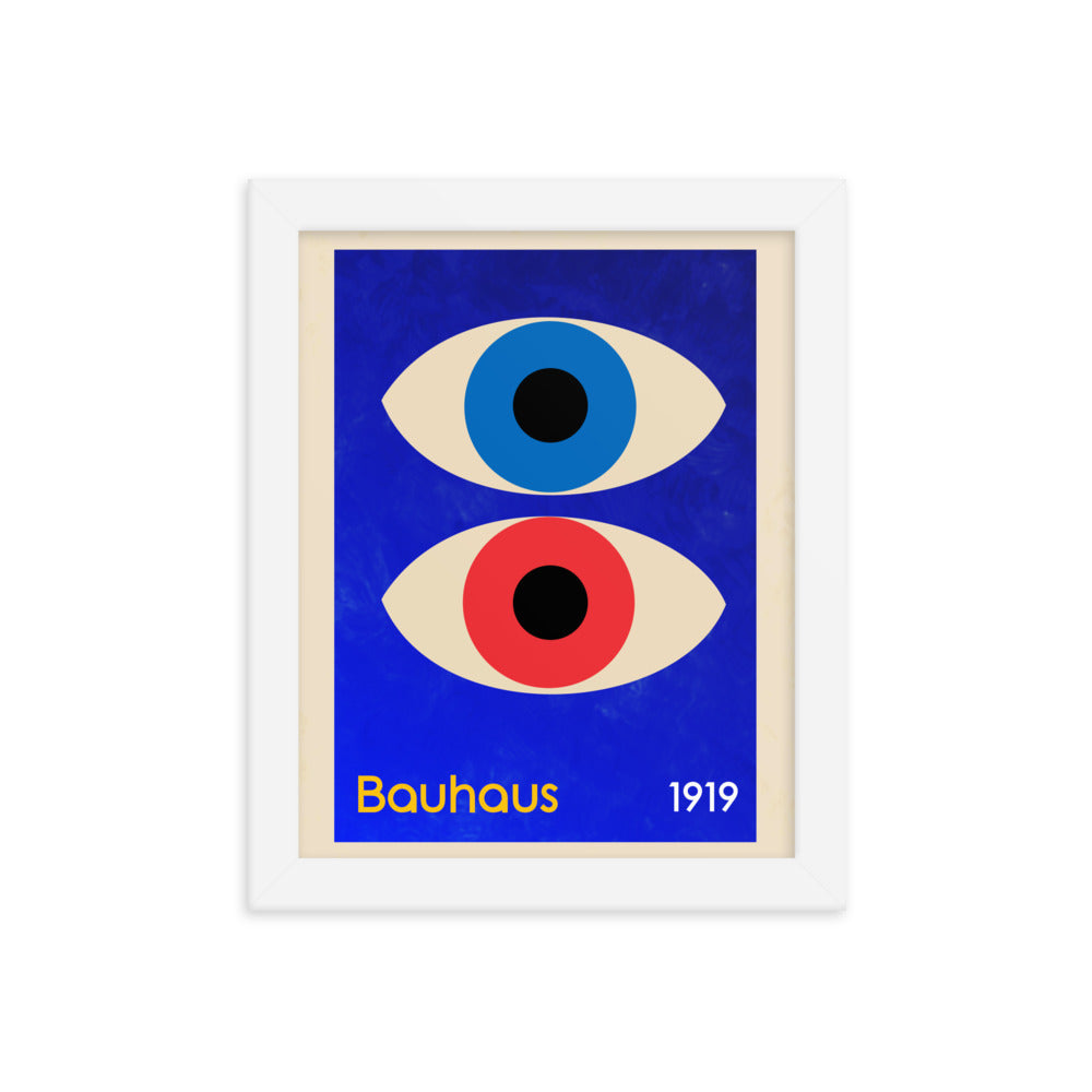 Bauhaus Eyes Framed Print