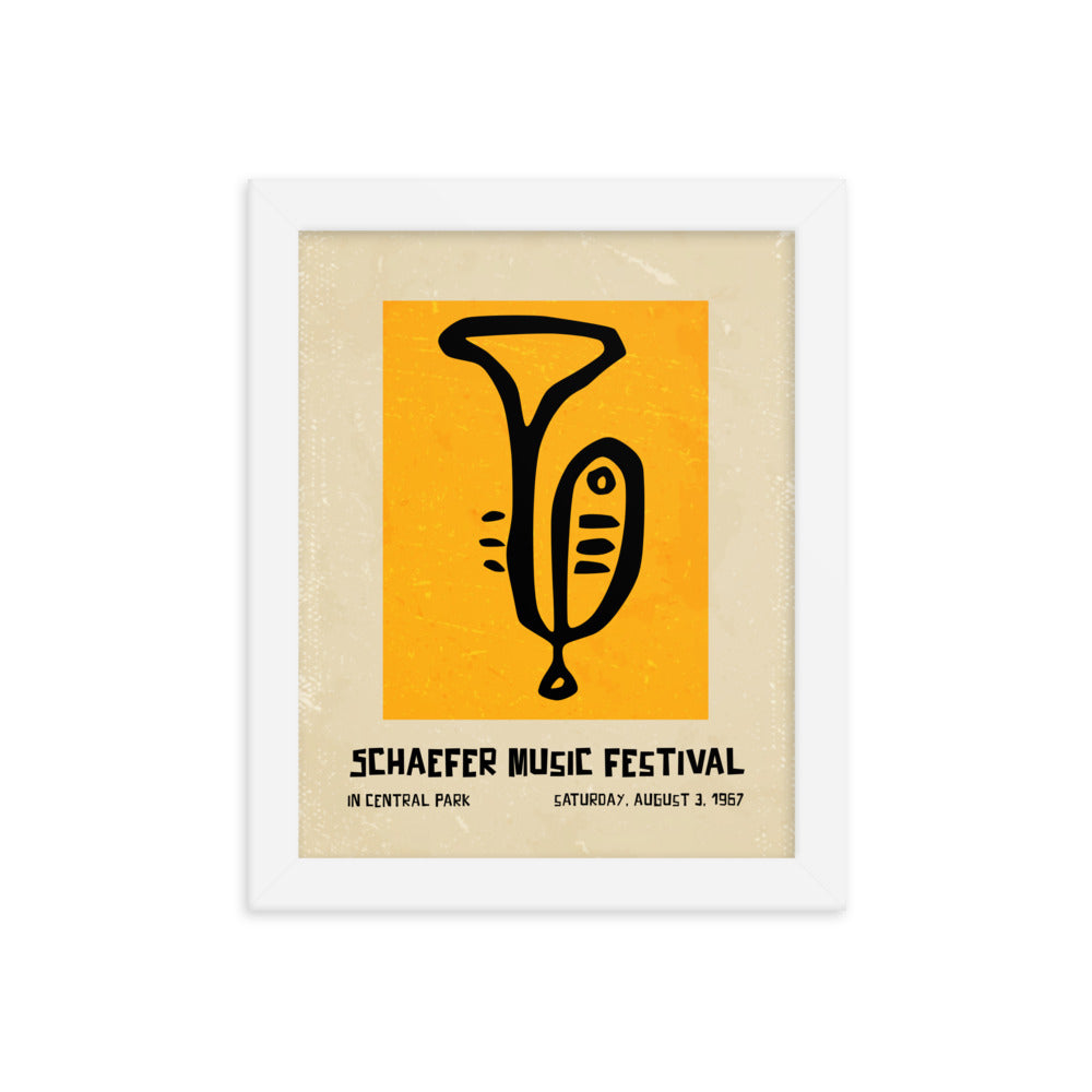 Central Park Jazz Festival 1967 Framed Print