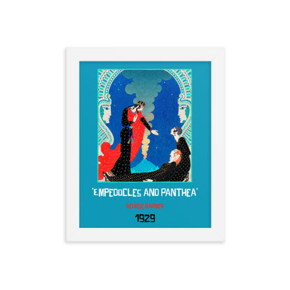 Empedocles and Panthea (1929) Framed Print