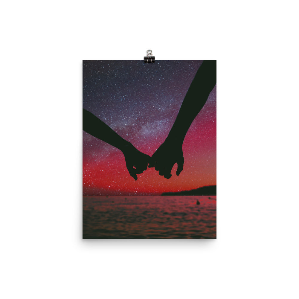 Starry Sunset Poster Print