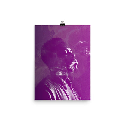 Smokin' Man Poster Print