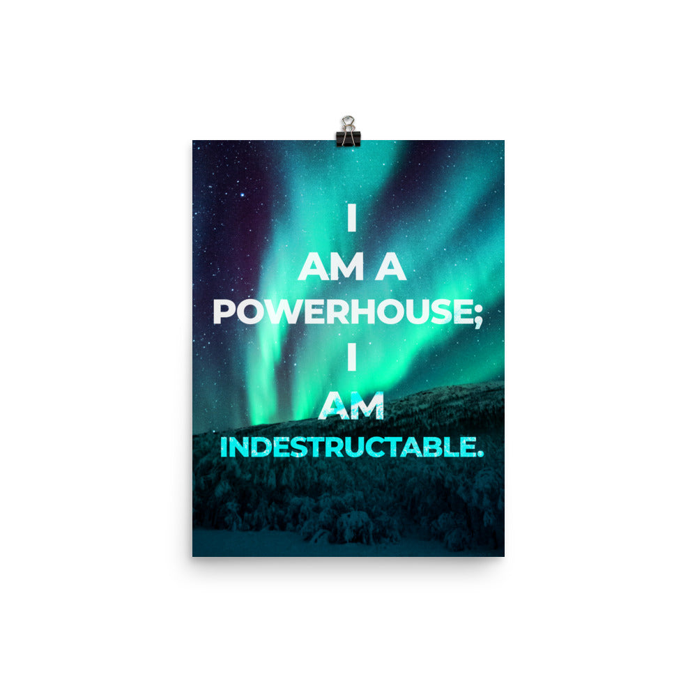 I am a Powerhouse Affirmation Poster Print