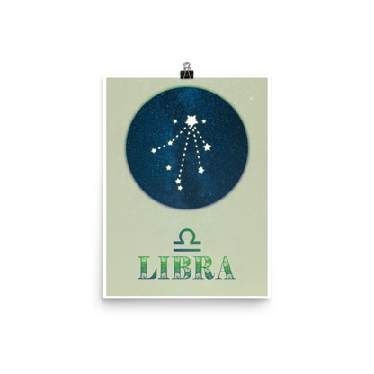 Libra Zodiac Poster Print