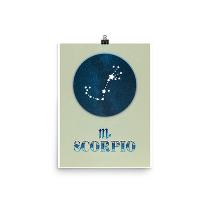 Scorpio Zodiac Poster Print