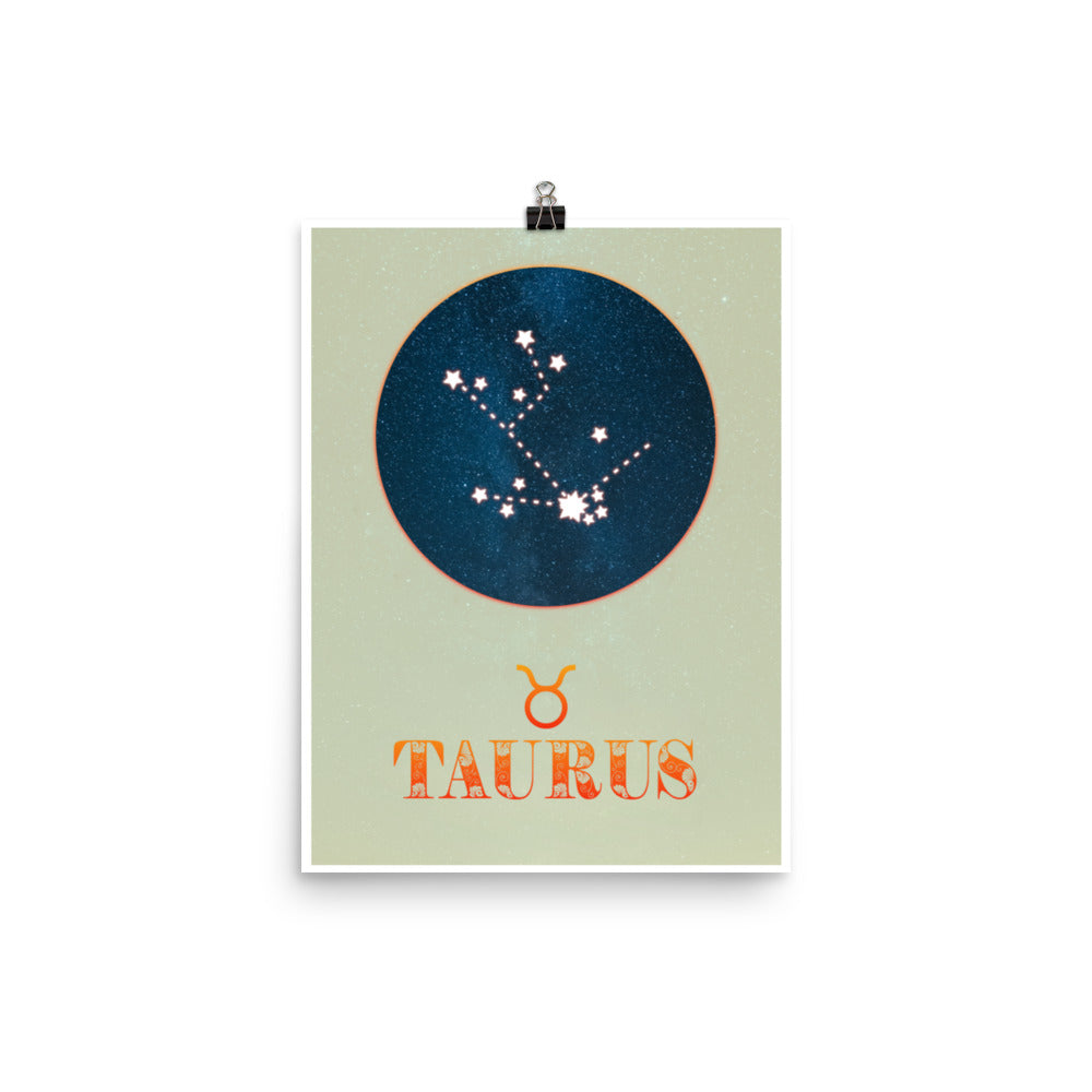 Taurus Zodiac Poster Print