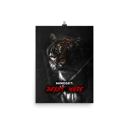 Mindset: Beast Mode Poster Print