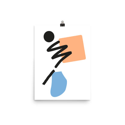 Abstract Shapes Poster Print