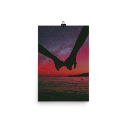 Starry Sunset Poster Print