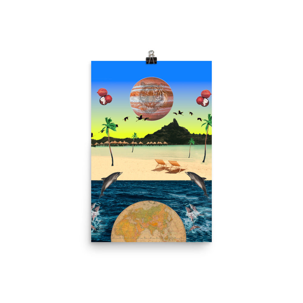 Trip Beach Poster Print