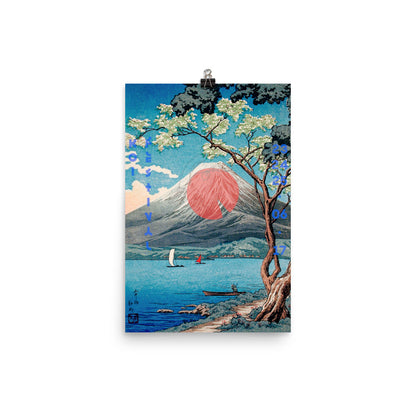 Vintage Mountain Scenery Poster Print