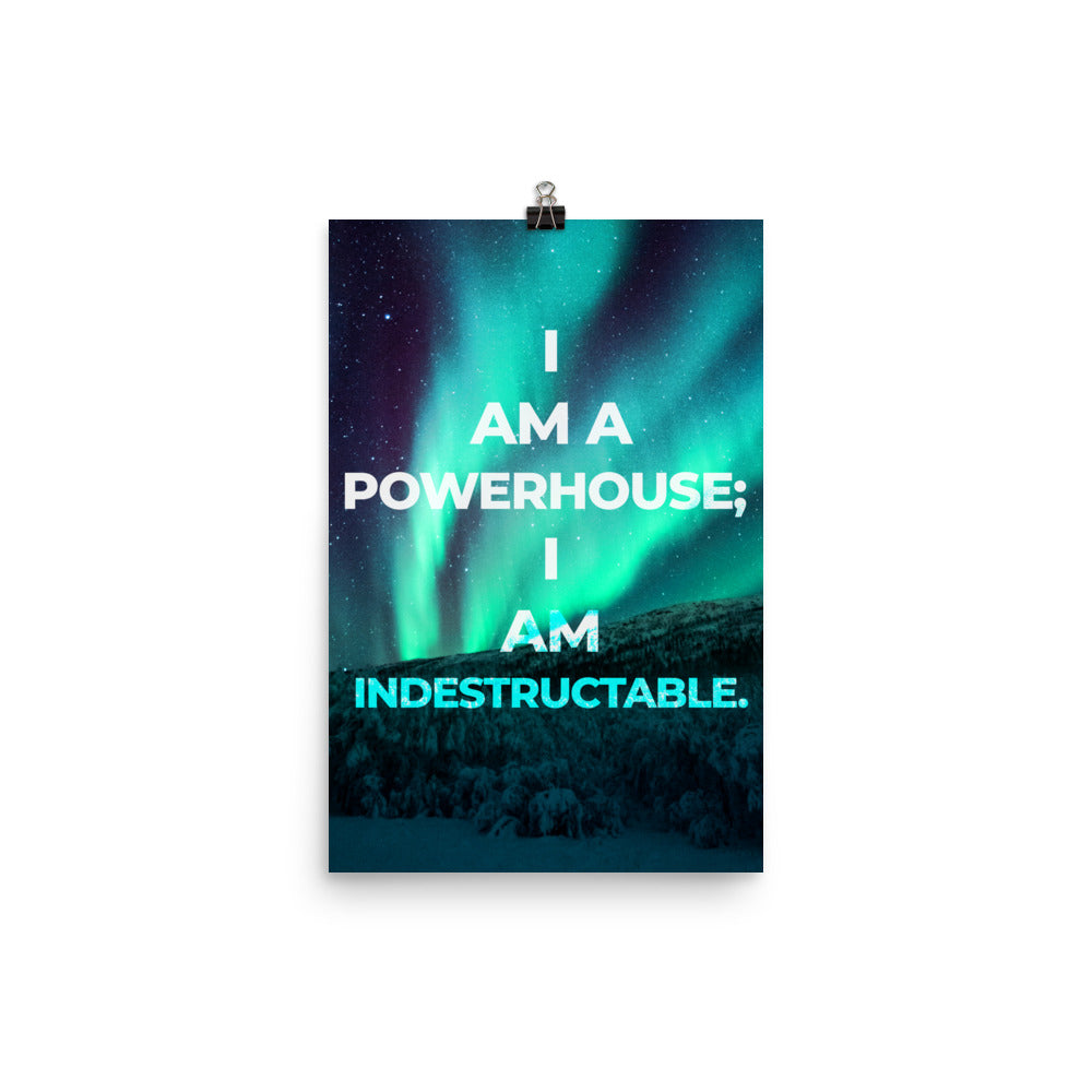 I am a Powerhouse Affirmation Poster Print