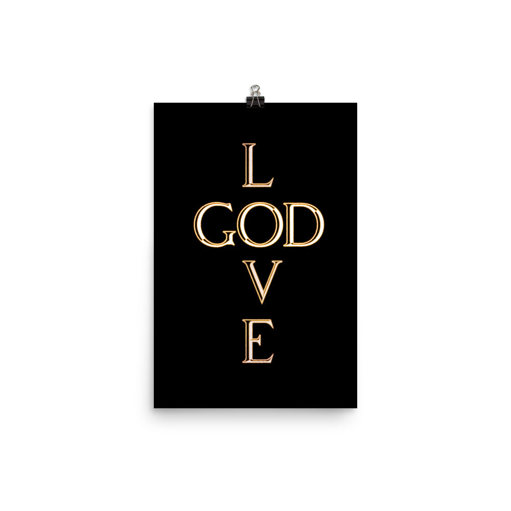 Love God Poster Print