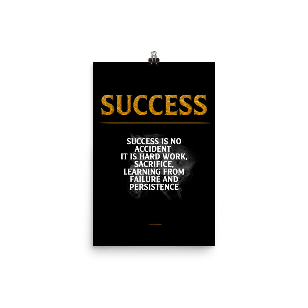 Success Motivational Poster Print