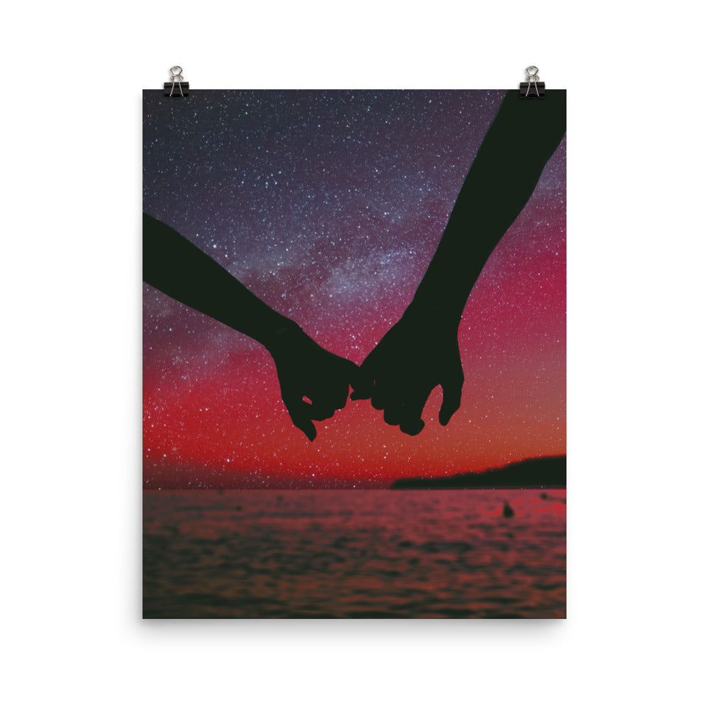 Starry Sunset Poster Print