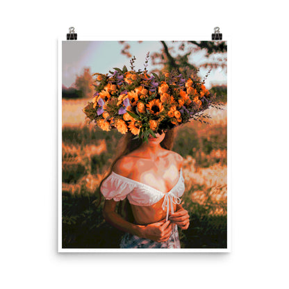 Mindful Bloom Poster Print