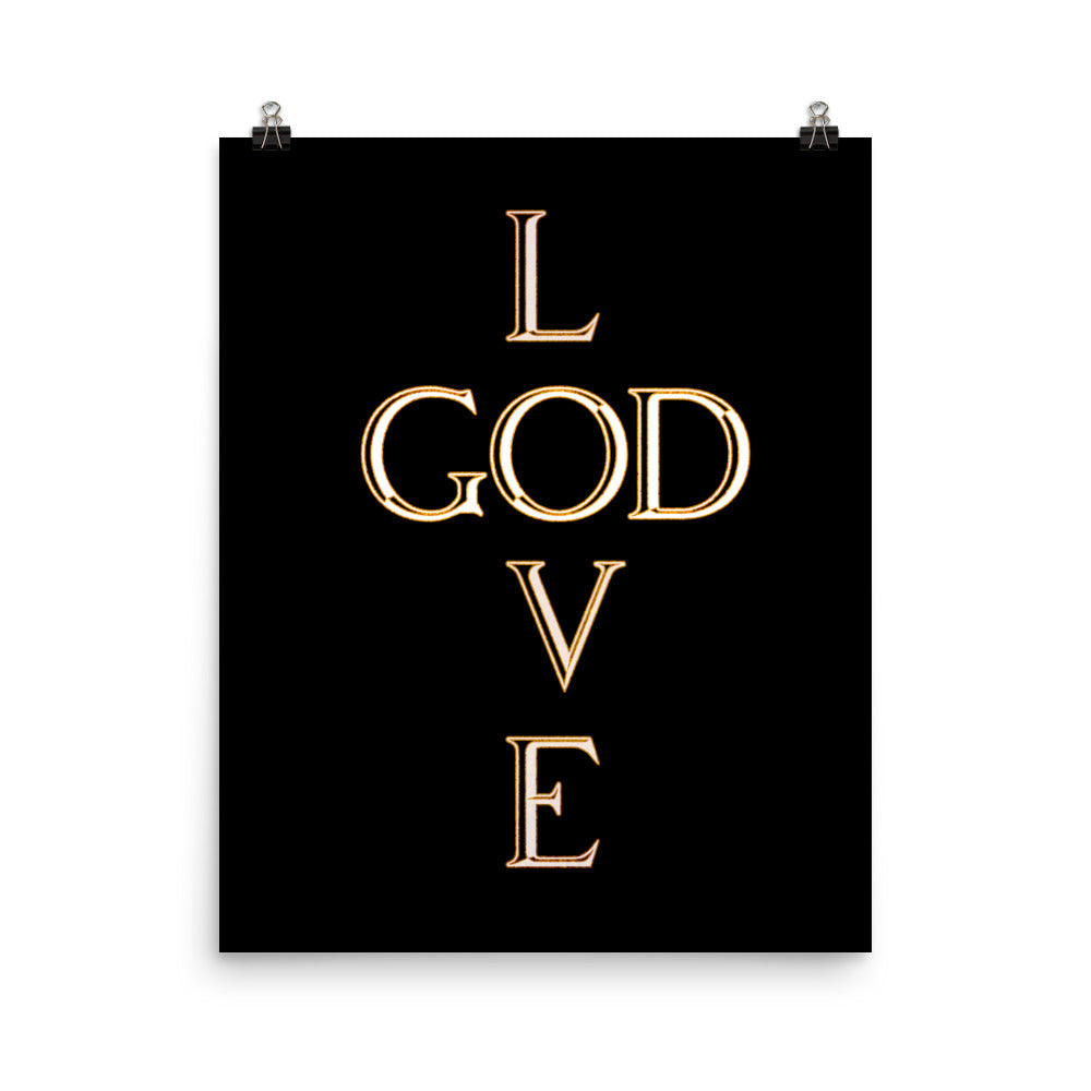 Love God Poster Print