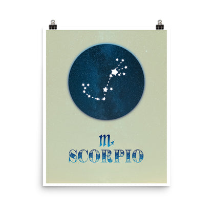 Scorpio Zodiac Poster Print