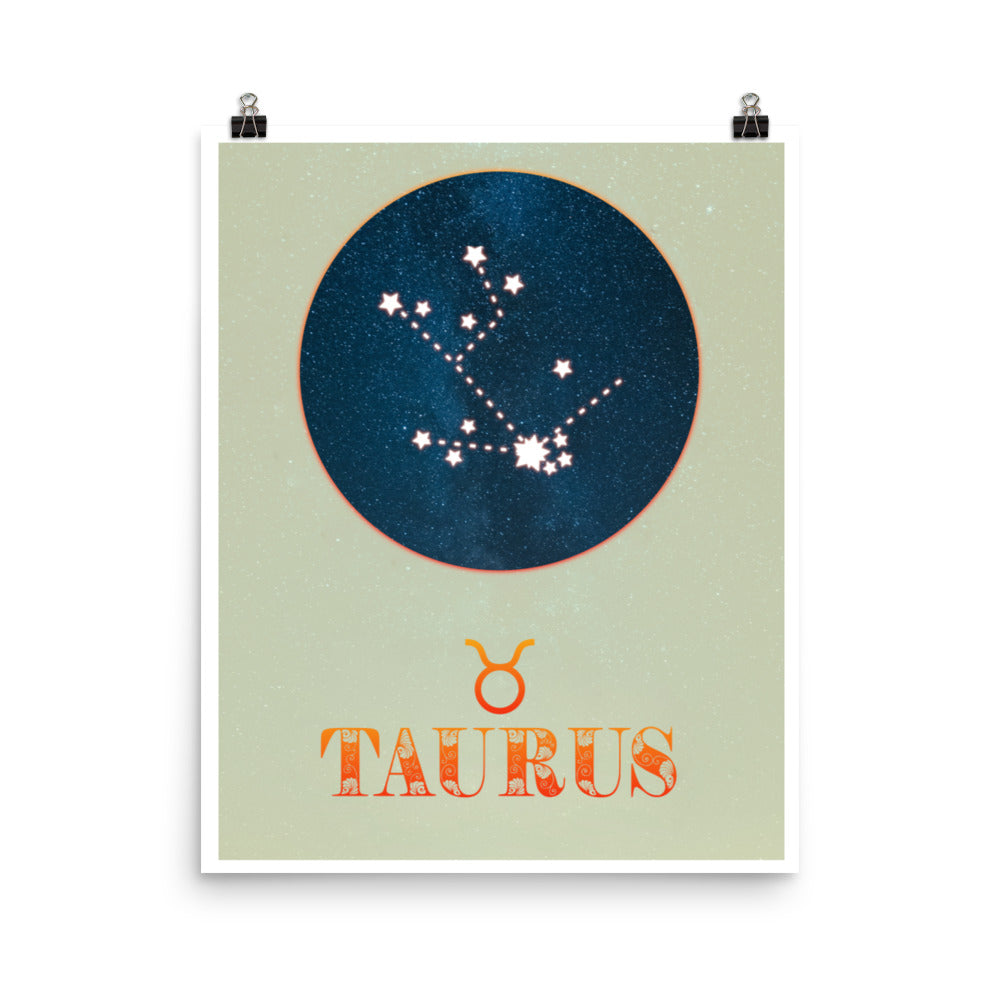 Taurus Zodiac Poster Print