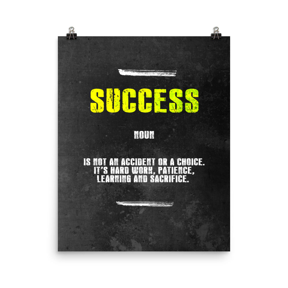 Success Definition Poster Print