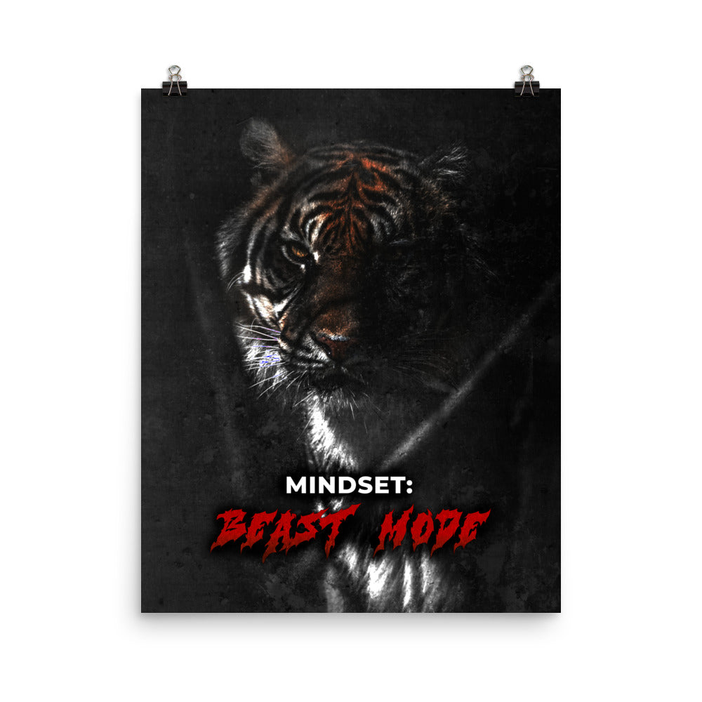 Mindset: Beast Mode Poster Print