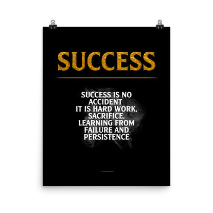 Success Motivational Poster Print