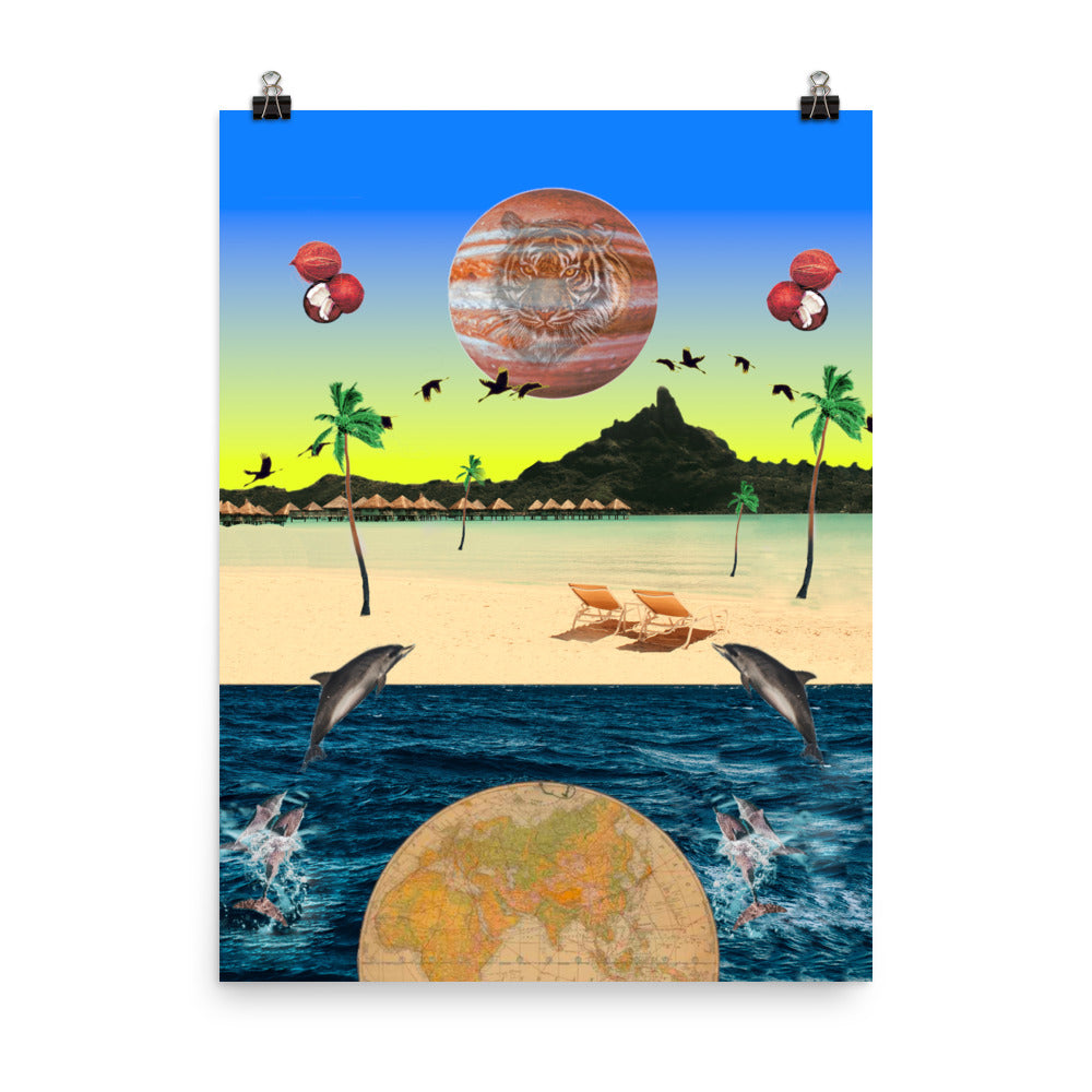 Trip Beach Poster Print