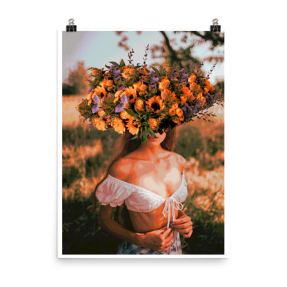 Mindful Bloom Poster Print
