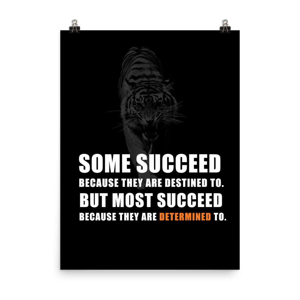 Determined to Succeed Poster Print