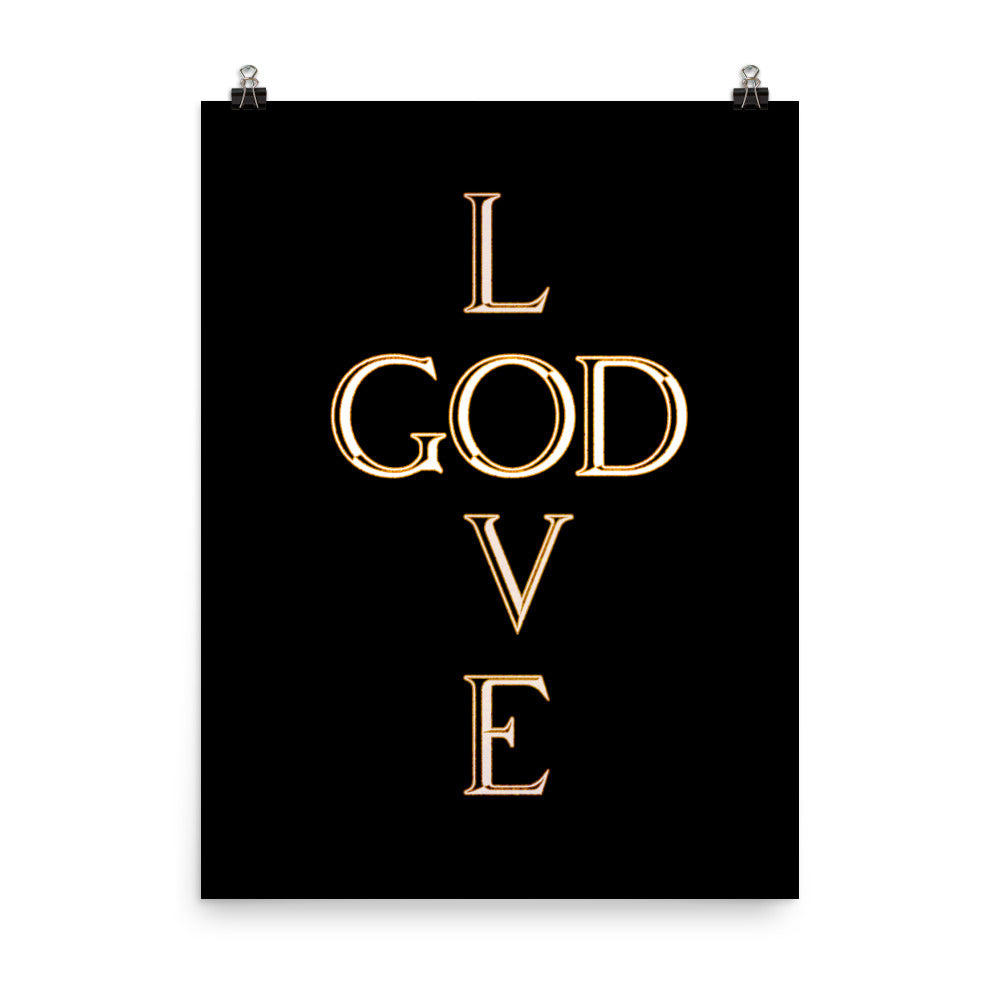 Love God Poster Print