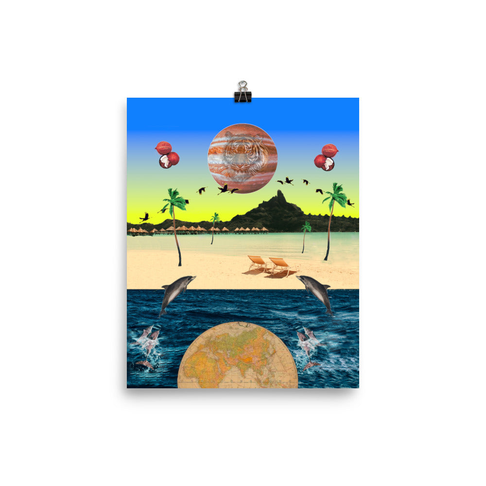 Trip Beach Poster Print