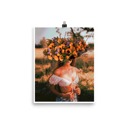 Mindful Bloom Poster Print