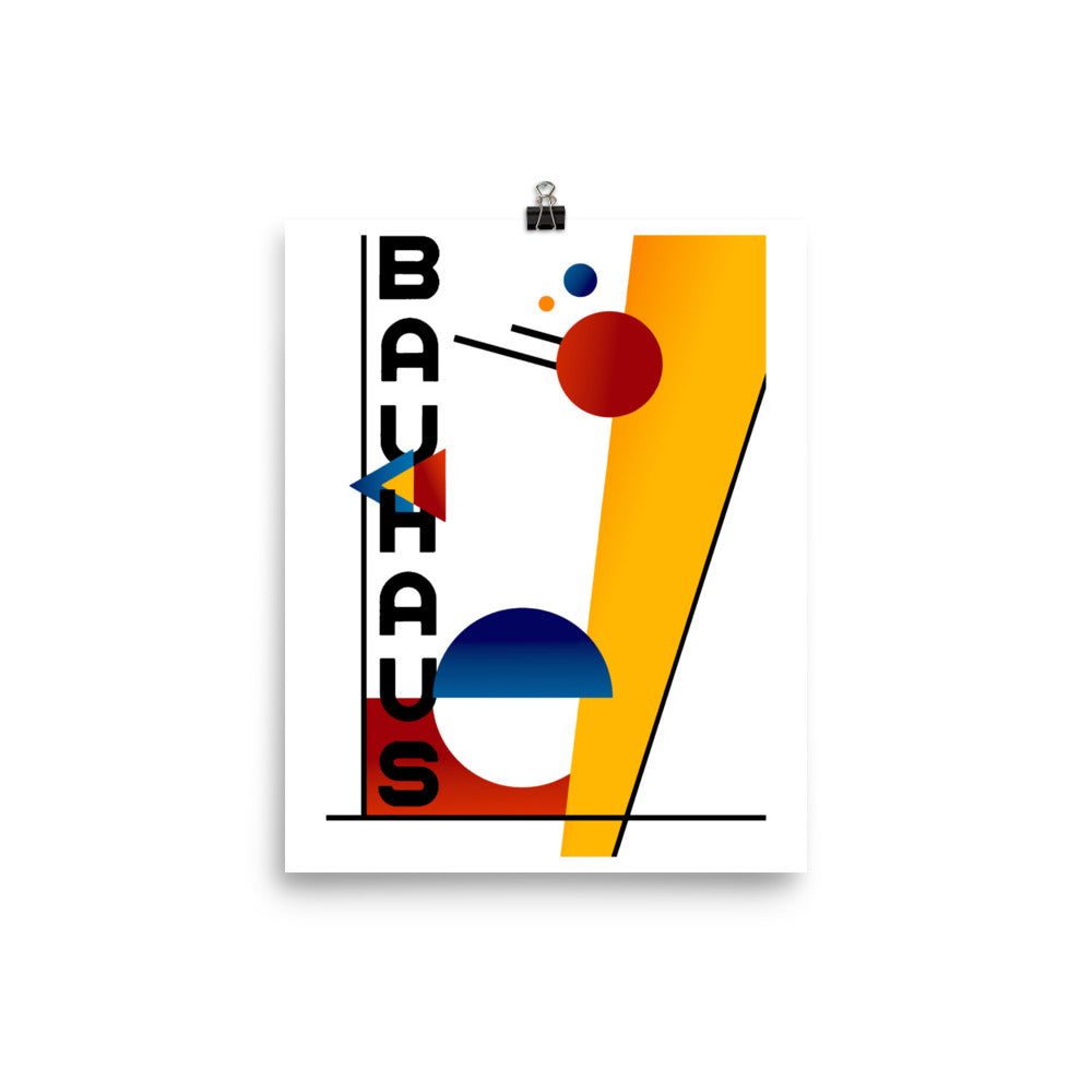 Bauhaus Cosmos Poster Print