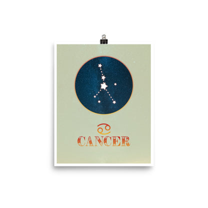 Cancer Zodiac Poster Print