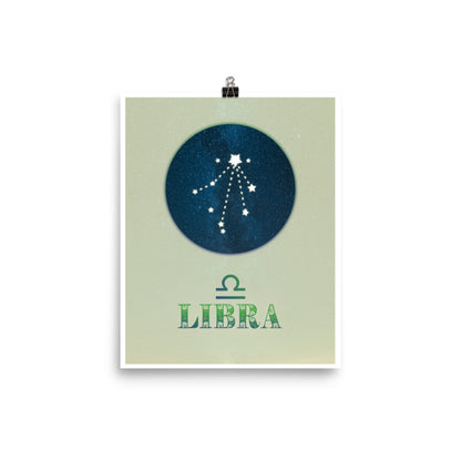 Libra Zodiac Poster Print