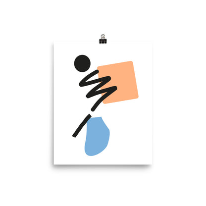 Abstract Shapes Poster Print