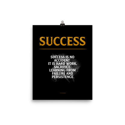 Success Motivational Poster Print