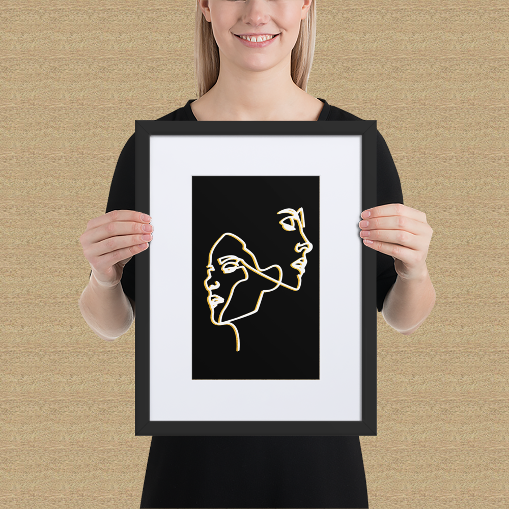 Changing Faces Framed Print