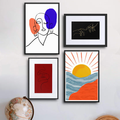 Finger Touch Framed Print