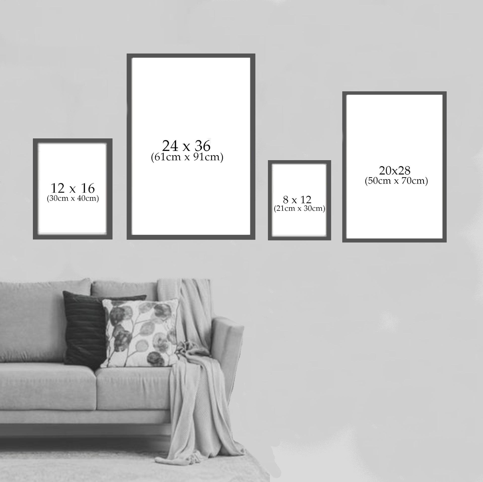 Frame Sizes Displayed and Explained — Kaitlin Roten Photography
