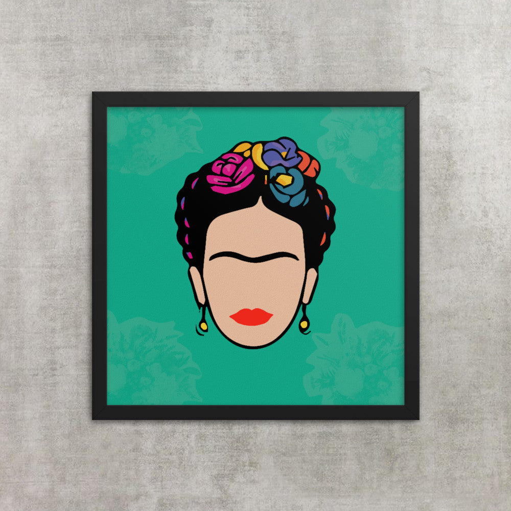 Frida in Vivid Framed Print