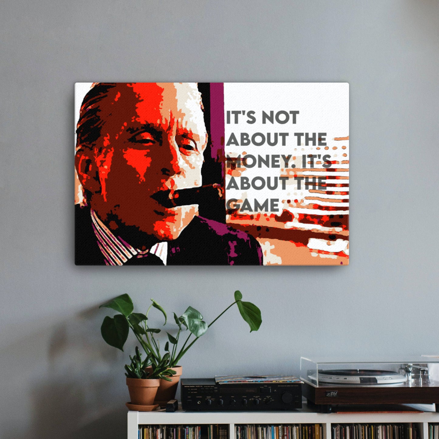 Not About The Money Canvas Print