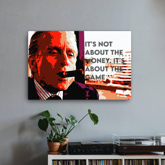 Not About The Money Canvas Print