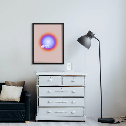 good vibrations poster print 