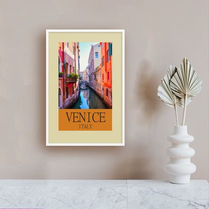 Vacation in Venice, Italy Framed Print