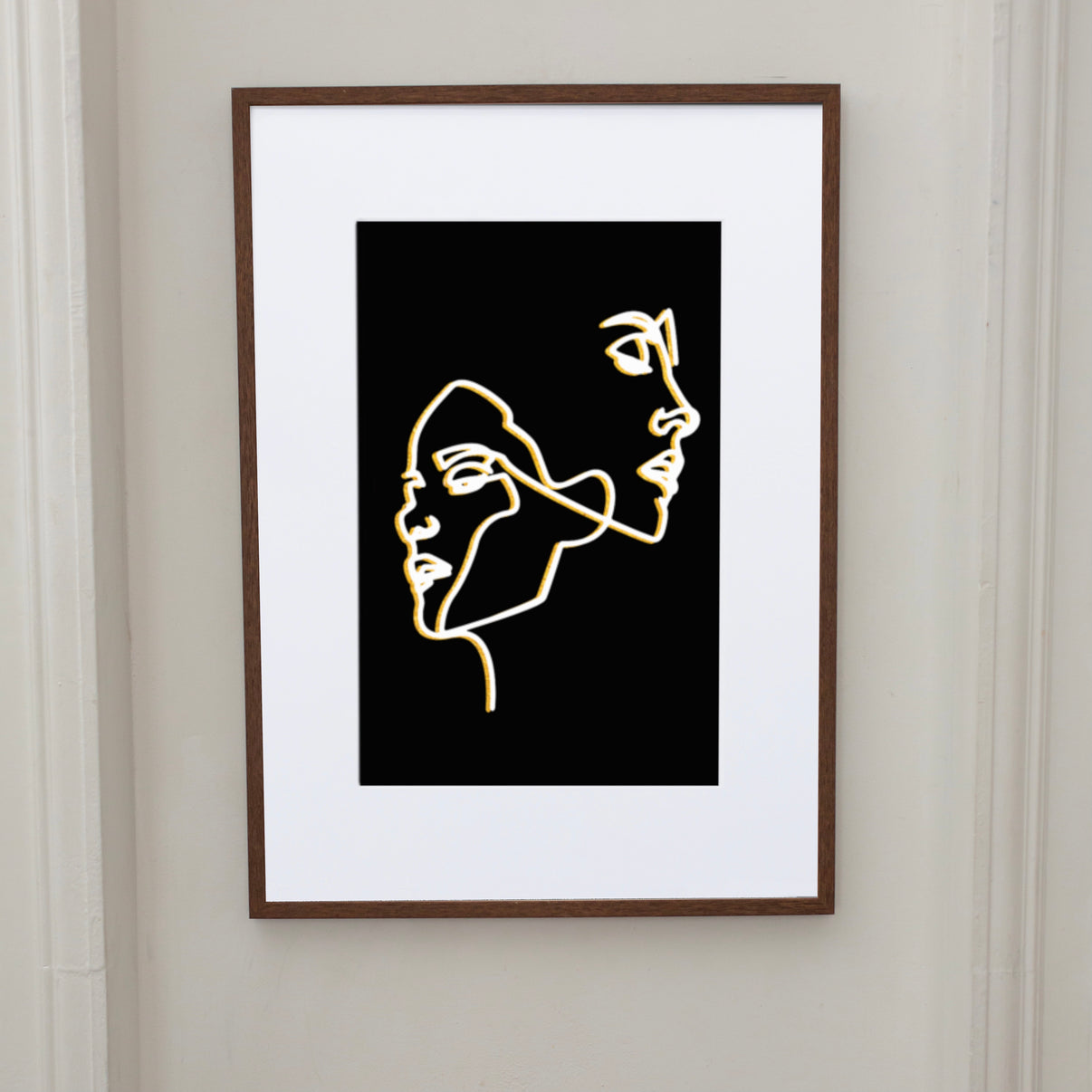 Changing faces framed