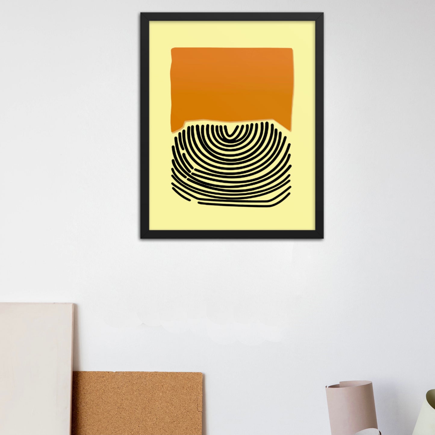 Desert Lines Framed Print