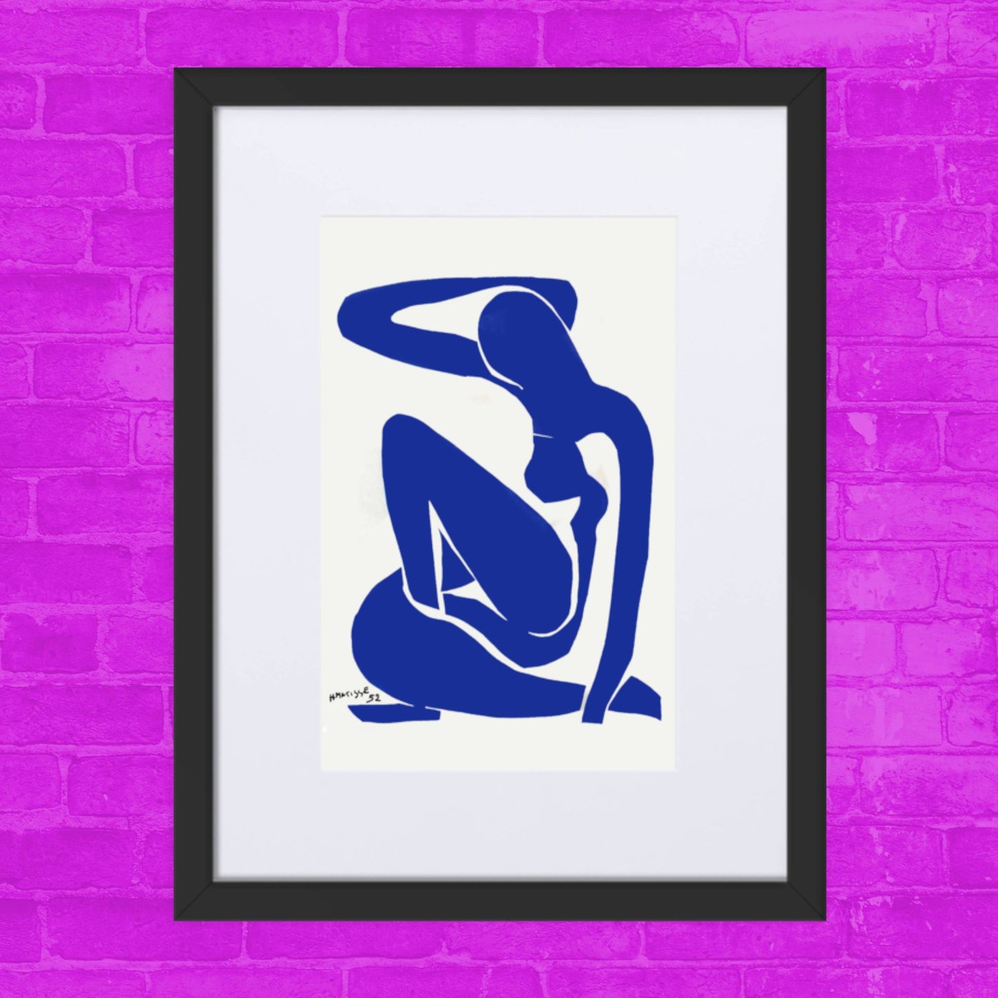 Matisse Blue Nudes 1952 Framed Print