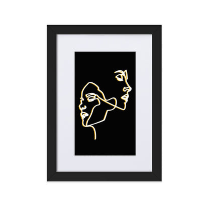 Changing Faces Framed Print