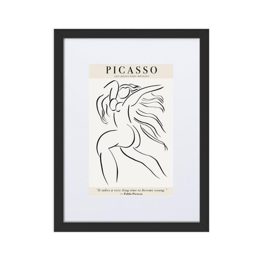Picasso les dejeuners dessins framed art print 