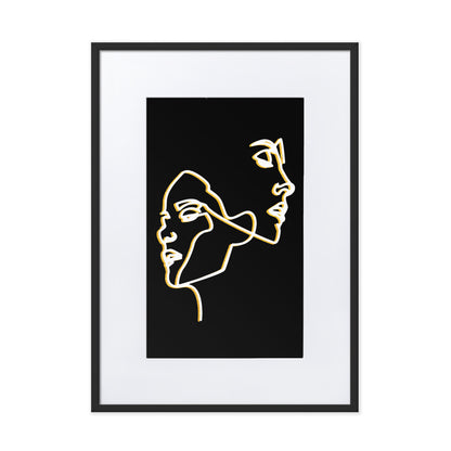 Changing Faces Framed Print